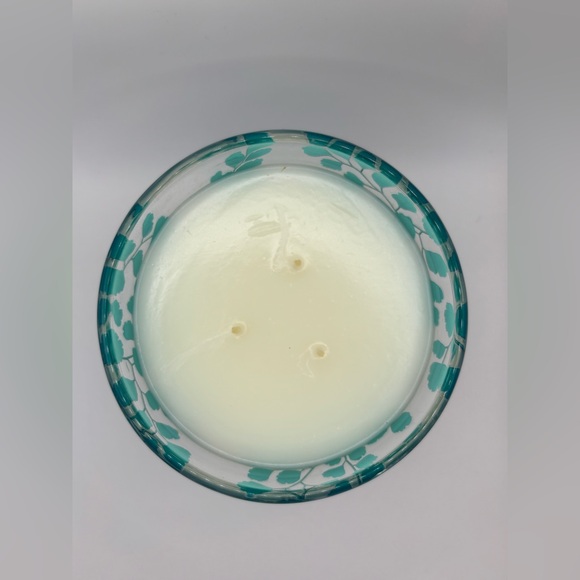 NEST Fragrances Blue Leaf Glass Candle Holder - Picture 3 of 5